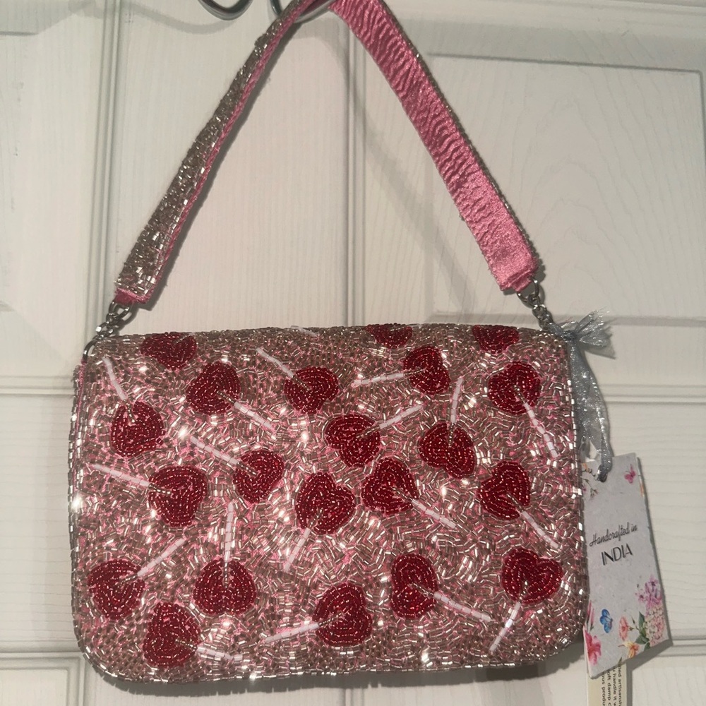 Viral Glamorous Heart Lollipop Bag